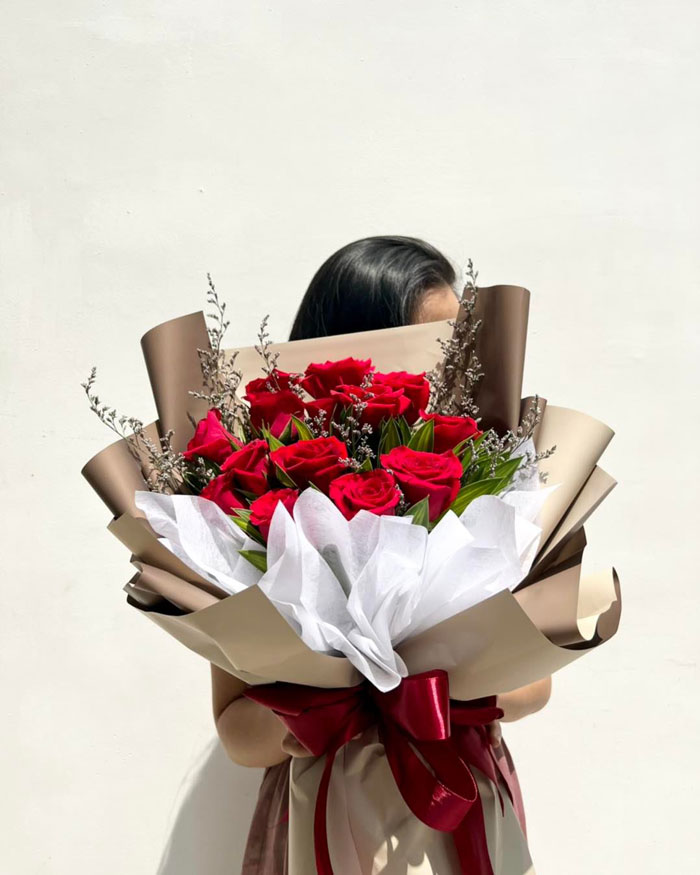 Đóa hoa hồng sinh nhật tặng bạn thân xinh đẹp